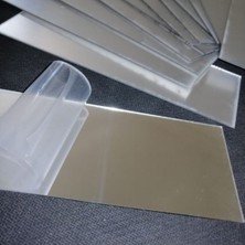 Ankara Pleksi Ayna Dekoratif Pleksi Ayna 1 mm Yapışkanlı 5X20 cm Gümüş Renk