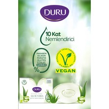 Duru Hydro Pure Aloevera 6 Adet Sabun 3X270 gr Duş Lifi ile Birlikte