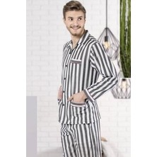 Kly Boy Çizgili Poplin Kumaş Pijama Takımı