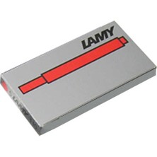 LAMY KIRMIZI DOLMA KALEM KARTUŞU 5Lİ KUTUDA T-10