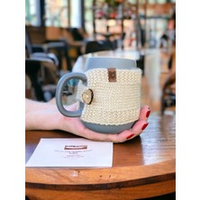 Mug Mugme Düğmeli Eğleceli Hediyelik Bardak Fincan Termos Mug Tutucu Giysisi