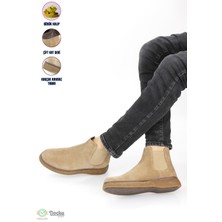 Doçka Erkek Deri Lastikli Süet Chelse Bot ER23/BT905