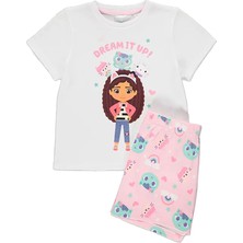 Babies Design Store Gabby's Dollhouse Kız Çocuk Şortlu Alt Üst Takımı
