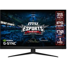 MSI 31.5 MSI G321Q Flat IPS 2560X1440 (Qhd) 16:9 170HZ 1ms Freesync Premıum Gamıng Monıtor