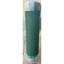 Svs Yeşil Pvc Kaplamalı Puntalı Tel 12MM x 12MM Göz Arası 0,90MM Kalınlık, 100CM Yüksekliğinde x 25MT Uzunluk Kümes Teli