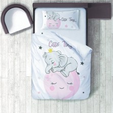 Lina Home Bebek, Çocuk Odası Micro Pamuk Saten Tek Kişilik Çarşafsız Nevresim Takımı Model 00039