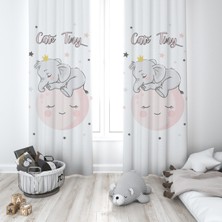 Lina Home Bebek, Çocuk Odası Tek Kanat Fon Perde Model 00039