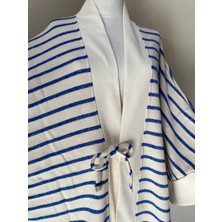 Kinua Studio - Yumuşak Dokulu Kapitone Kalın Ovre Kimono - Unisex