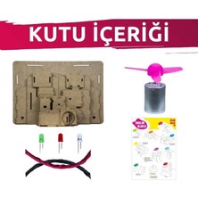 Robikit Rüzgar Enerjili Ev Yapımı Pervaneli Eğitim Seti