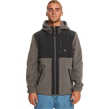 Quiksilver Fz Polar Hood Erkek Gri Polar Ceket