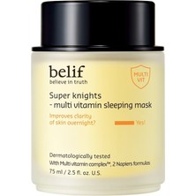 Belif Super Knights - Multivitamin Gece Maskesi 75 ml