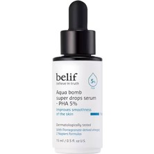 Belif Aqua Bomb Super Drops - %5 Pha Nemlendirici Serum 15 ml