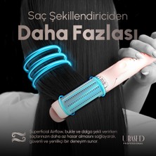 UBASED Air Duo-2'si1 Saç Düzleştirici ve Saç Maşası-Renk:rose Water-Titanyum Plaka