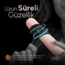 UBASED Air Duo-2'si1 Saç Düzleştirici ve Saç Maşası-Renk:rose Water-Titanyum Plaka