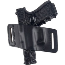 Polis Sepeti Smith Wesson Deri  Kılıfı Yarım Kelebek Atkısız Siyah Sol El