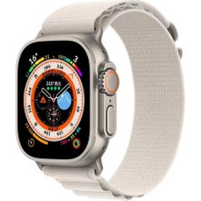 Newface Apple Watch 45MM Mountain Kordon - Beyaz