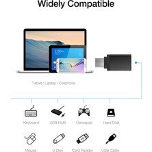 Hobimtek HP-Z08 Metal Usb-C 3.1 Type C Erkek To USB 3.0 Type A Dişi Çevirici Hub Type C Çevirici USB Adaptör