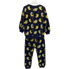 Little Tortoise Unisex %100 Pamuklu Leopar Baskılı 2,li Takım