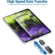 Hobimtek HP-Z04 Metal Usb-C 3.1 Type C To USB 3.0 Type A Dişi Çevirici Hub Type C Çevirici USB Adaptör