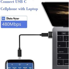 Hobimtek HP-Z01 Metal USB 3.0 To Type C 3.1 Şarj Data Çevirici Dönüştürücü Adaptör Hub