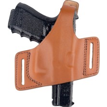 Polis Sepeti 1911 Deri  Kılıfı Yarım Kelebek Taba