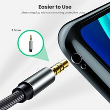Hobimtek Hp-20 Metal Type-C - 3.5 mm Aux Ses Kablosu 1mt Jak Adaptörü Dongle Kulaklık Çevirici