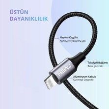 Hobimtek HP-20L Lightning - 3.5mm Aux Ses Kablosu 1mt Jak Adaptörü Dongle Kulaklık Çevirici