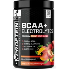 Proftein Bcaa+ Electrolytes 500G (50 Servis) Mango & Şeftali Aromalı