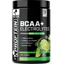 Proftein Bcaa+ Electrolytes 500G (50 Servis) Misket Limon Aromalı