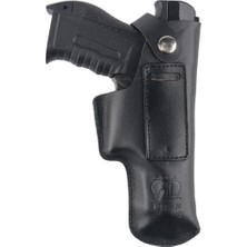 Polis Sepeti Sarsılmaz Sar9 Mete Deri Tabanca Iç Kılıfı Yumuşak Deri Siyah Sol El