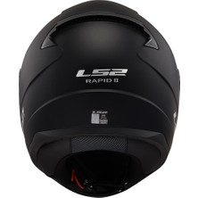 Ls2 Rapid 2 Kapalı Kask (Mat Siyah)