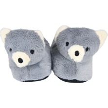 Sia Çanta Eva Comfortline Kaydırmaz Taban ,rufidik Şirin Üşümeyen Ayaklar Tüylü Sevimli Ayıcık Figürlü Panduf