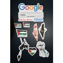Minithingsart Filistin Sticker Set -9 Parça-