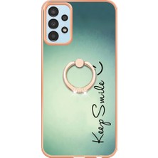 Cool-M Samsung Galaxy A13 4g Elektrokaplatma Kickstand Tpu Case Telefon Kapağı (Yurt Dışından)