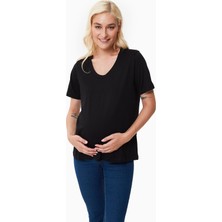 Style The Bump Ellıe Yuvarlak Yaka Hamile T-Shirt 3'lü Paket