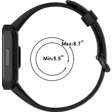 Good Case Xiaomi Redmi Watch 2 Lite Için Klasik Silikon Kordon Beyaz