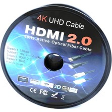 Seenergy Fiber Optik HDMI 2.0 4K 60hZ Optical Fiber Kablo 40 Metre