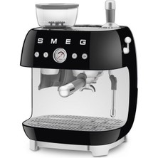 Smeg Siyah Öğütücülü Espresso Kahve Makinesi EGF03BLEU