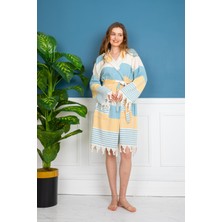 Hierapolis Home Tex Saçaklı Peştemal Bornoz