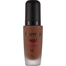 Flormar Mat Touch E Vitamini Içeren Yüksek Pigmentli & Mat Bitişli Fondöten