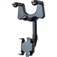 Jingyi 360°DÖNEBILEN ve Geri Çekilebilir Araç Telefonu Tutucu, Çok Fonksiyonlu Ayarlanabilir Araç Telefonu Tutucu, Evrensel Araç Dikiz Aynası Braketi (Yurt Dışından)