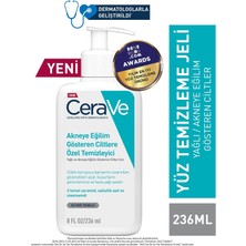 Cerave Akne Eğimli Temizleyici Yüz Bakım Jeli Çanta Hediyeli