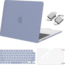 Jingyi MacBook Air 13.6 Inç Kılıf 2022 2023 Sürümü ile Uyumlu A2681 M2 Chip Liquid Retina Display Touch Id, Plastik Sert Kılıf & Klavye Cilt & Ekran Koruyucu & Type C Adaptör 2'li Paket, (Yurt Dışından)