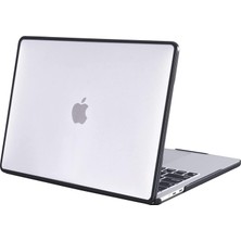 Jingyi 2023 2022 MacBook Air 13.6 Inç M2 Kılıf Model A2681 ile Uyumlu, Çatlama Önleyici ve Parmak Izi Önleyici Sert Kılıf, Yumuşak Tpu Tampon + Pc, Buzlu Şeffaf (Yurt Dışından)