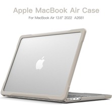 Jingyi M2 MacBook Air 13.6 Inç 2022 Model A2681 Mat Karbon Fiber Kenarlar Darbeye Dayanıklı, Çizilmez ve Parmak Izi Önleyici, Klavye Kapaklı Ekran Koruyucu, Haki Için Ultimate Koruma Kılı (Yurt Dışından)