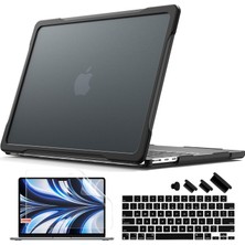 Jingyi M2 MacBook Air 13.6 Inç 2022 Model A2681 Mat Karbon Fiber Kenarlar Darbeye Dayanıklı, Çizilmez ve Parmak Izi Önleyici, Klavye Kapaklı Ekran Koruyucu, Siyah Için Ultimate Koruma Kıl (Yurt Dışından)