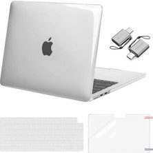 Jingyi MacBook Air 13.6 Inç Kılıf 2022 2023 Sürümü ile Uyumlu A2681 M2 Çip Sıvı Retina Ekran Dokunmatik Kimlik, Plastik Sert Kılıf ve Klavye Cilt ve Ekran Koruyucu ve C Tipi Adaptör 2'li (Yurt Dışından)