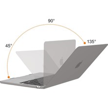 Jingyi MacBook Air 13,6 Inç Kılıf ile Uyumlu 2022 2023 Sürüm A2681 M2 Çip, Sıvı Retina Ekran ve Dokunmatik Kimlik, Koruyucu Plastik Sert Kılıf Kapak, Gri (Yurt Dışından)