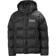 Helly Hansen Siyah Erkek Çocuk Kapüşonlu   Mont 41755_990 Hh Jr Vısıon Puffy Jacket