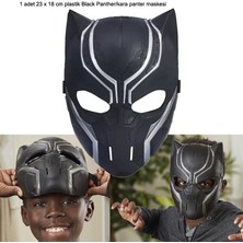 Pandoli Halloween Black Panther Siyah Panter Maskesi 1 Adet